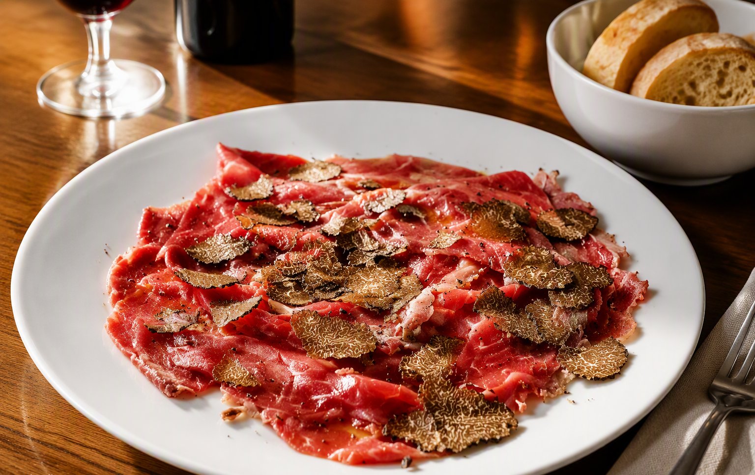 Carpaccio al tartufo